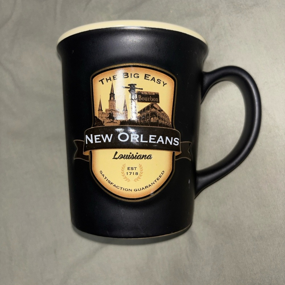 Americaware New Orleans 18oz. Emblem Coffee Mug